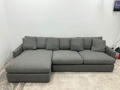 Excellent condition crate&barrel lshape sofa