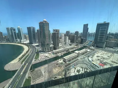 شقة غرفتين وصالة للإيجار السنوي في الخان، إطلالة بحرية، باركن وجيم ومسبح وتكييف على المالك
