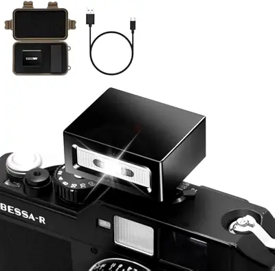 3341 - Mini Camera Flash, Portable hot Shoe Speedlite for DSLR Camera, Upgrade Aluminum Flash for Ri