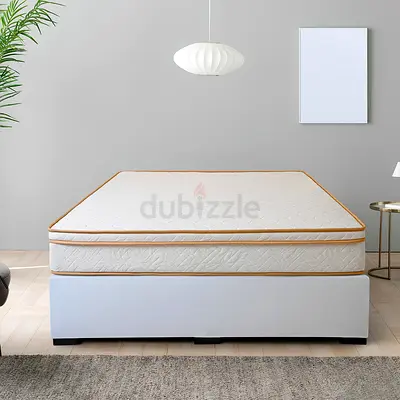Comfortable Double Mattress with Base - Flawless Condition Brand new