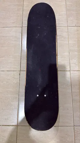 Black Skateboard Deck with Grip Tape