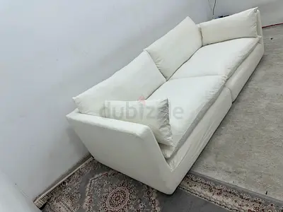 Perfect condition crate&barrel three seater sofabed