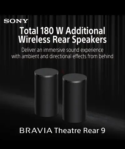 Sony BRAVIA Theatre Rear 9 Wireless Speakers 180W