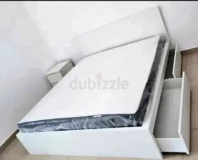 Ikea King Size Bed with Mattress Available in Perfect Condition
