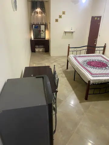 No commission, Fully Furnished Studio available at mbz zone 25 for indian family