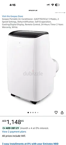 Geepas Portable Air Conditioner