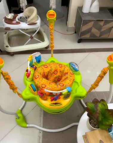 Juniors Activity Jumper / Exersaucer with Toys - Good Condition