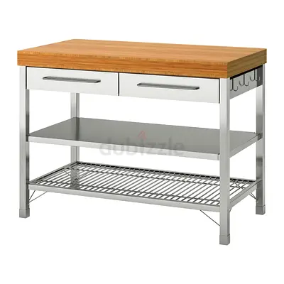 IKEA RIMFORSA Kitchen Wooden Island Counter