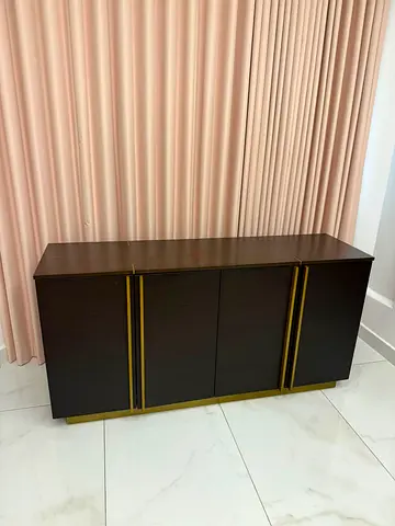 Oak and Gold Buffet