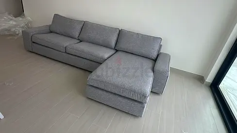 Selling in excellent Condition IKEÀ Kivik L Shape Sofa light gray