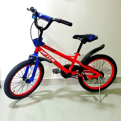 Upten kids 20" red & blue bicycle with stand