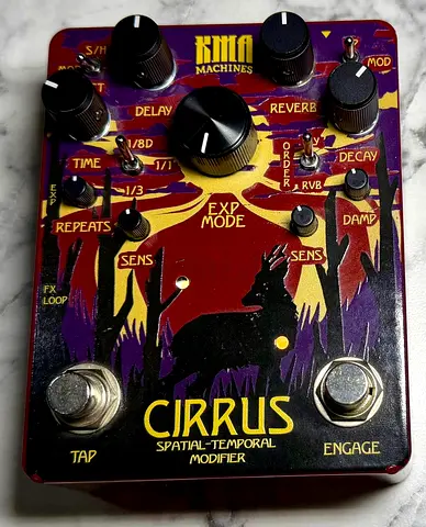 KMA Audio Machines Cirrus Delay and Reverb Pedal