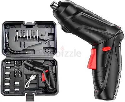 47-in-1 Electric Screwdriver Set – 3.6V USB Rechargeable, 1800mAh, LED Light, Twistable Handle