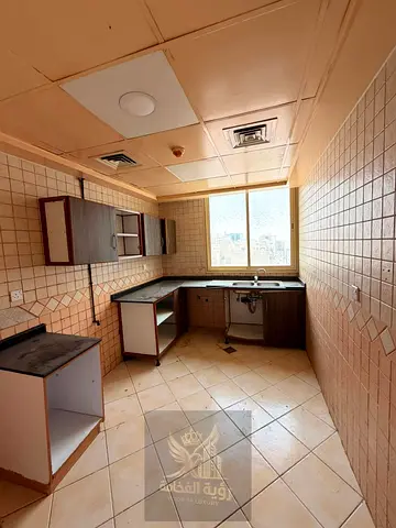 Spacious two bedroom apartment for annual rent in Al Qulaya with balcony 2 bathrooms built in wardrobes AED 40000 payment in 4 or 6 installmentsTwo Be