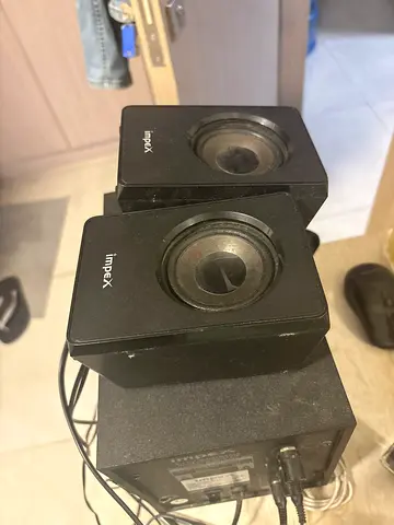 Impex desktop speakers with subwoofer - used