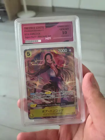 Graded One Piece Trading Card - Boa Hancock 10 GEM MINT