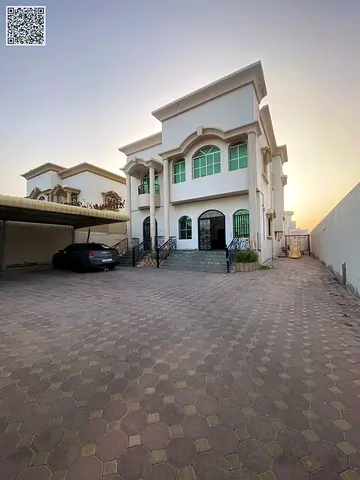 Villa for sale in Al Rawda 3 Area: 5000 sq ft Villa age: Approximately 14 years Five master bedrooms Majlis with washrooms and bathroom Living room with bathroom Maid's room Large fully equipped kitch