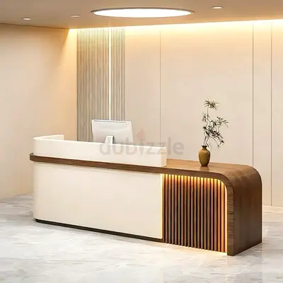 Unique Reception Desk for Office Lobby