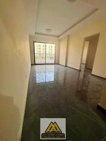 Brand New 1BR Apartment for Rent in Al Jurf 3, Ajman – Master Bedroom – Balcony – 2 Baths