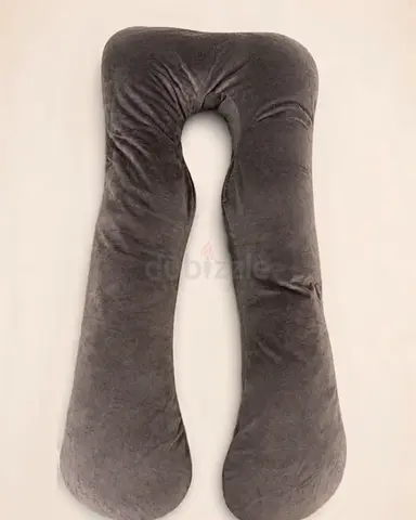 Comfortable Grey U-Shaped Pregnancy pillow