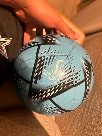 Light blue football - good condition