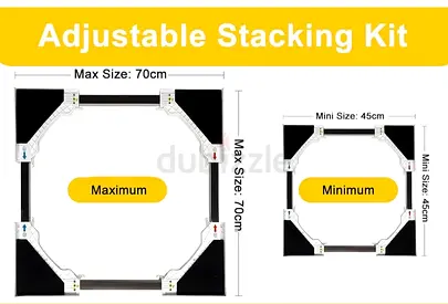 Washer Dryer Stacking Stand Kit Adjustable 45-70cm Wash Machine Stack Rack