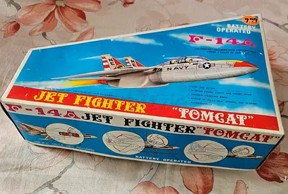Classic 80s Toy F14 Fightet Jet