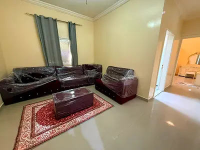Furnished one bedroom and living room for monthly rent – ​​first occupancy, near Ajman Corniche, al