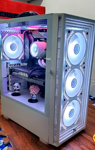 🔥 WHITE RGB MID-RANGE GAMING PC | RX 580 8GB | 9TH GEN i5 🔥 WIFI