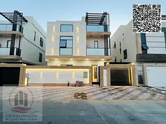 For sale in Al-Hilw area | Luxury villa with 5 bedrooms, majlis, living room, roof terrace, and swim