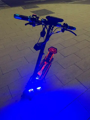 Electric Commuter Scooter with LED Lights — Good Condition