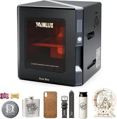 Laser Engraver WAINLUX K8 10W Enclosed Visual Mini Laser Cutter