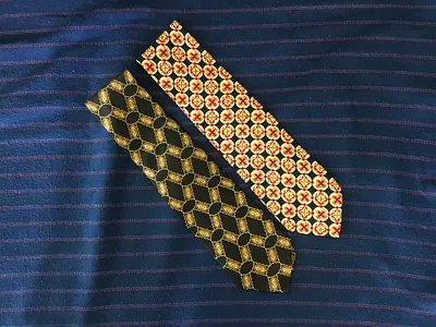 2 Original Vintage VALENTINO Classic Silk Ties