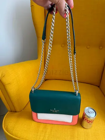 Kate Spade small tricolor leather crossbody bag