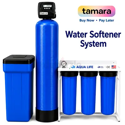 Whole-house water Softener and filter system. Brand new with free Installation