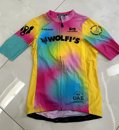 WOLFI’S Cycling Jersey – Colnago / Scicon – Size XS