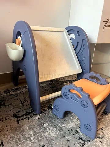Baby Table, dual sided, with chair