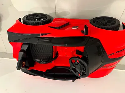 Red Ride-On Electric Toy Car for Kids - Single Seater