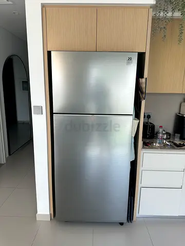 Samsung 2-Door Stainless Steel Refrigerator - excellent Condition- extended warranty