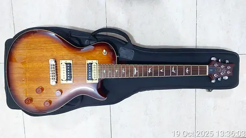 PRS 245 SINGLE CUT ELECTRIC GUITAR IN NATURAL MAHOGANY FINISH