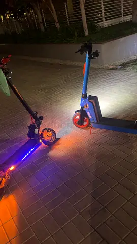 Two Electric Scooters — Good Working Condition, Lights & Upgraded Wheels
