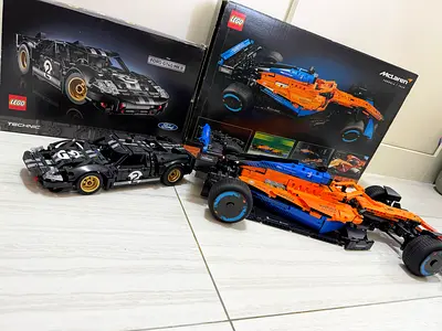 LEGO Technic Ford GT and Race Car MOCs - Large Built Sets