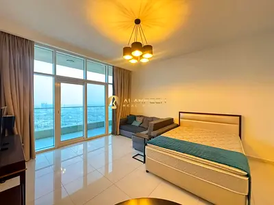 استوديو مفروش | داماك غالية | شرفة | إطلالة على وسط المدينة