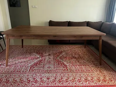 URGENT SALE! TODAY! 8 Seater Dining Table - Brown - Like Brand New (without chairs)