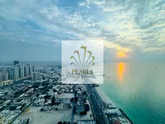 2BR living in Corniche Tower with sea-view balcony, 3 bathrooms, free AC, gym and pool, free parking