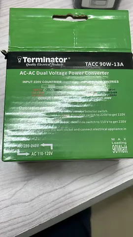 Terminator TACC 90W AC-AC Dual Voltage Power Converter (90W)