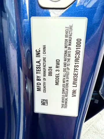 2024 Tesla MODEL 3 缩略图 12