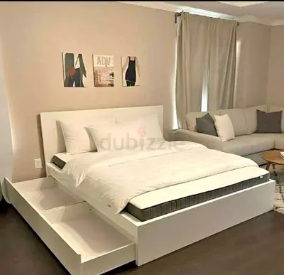 Ikea King Size Bed with Mattress Available in Perfect Condition