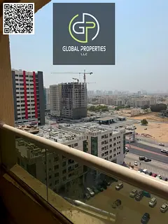 Spacious Studio Apartment for Rent in Garden City Ajman | 456 Sqft | Private Balcony