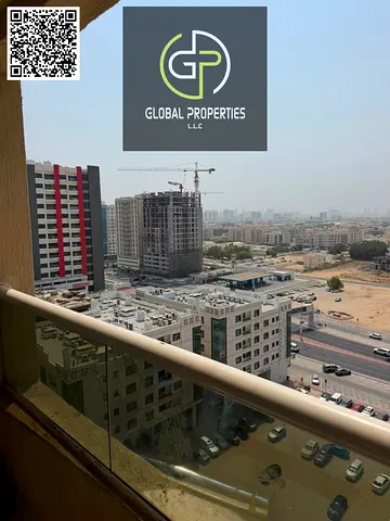 Spacious Studio Apartment for Rent in Garden City Ajman | 456 Sqft | Private Balcony